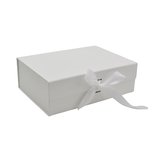Boites cadeau carton blanches avec ruban 33,5x26x15cm – Paquet de 5
