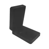 Écrin bijou pour Collier & Chaîne velours noir 16,5 x 4,5 x 11,5 cm insert velours - Boite bijoux – L'unité