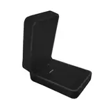 Écrin bijou pour Collier & Chaîne velours noir 10 x 7 x 4,2 cm insert velours - Boite bijoux – Lot de 5