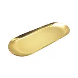 Plateau de présentation doré