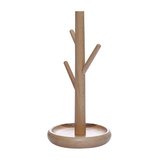 Arbre à bijoux 3 branches, Porte bijoux arbre, bois, H 23 cm - Présentoirs à bijoux multifonction
