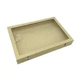 Coffret vitrine de présentation à bijoux 20 emplacements