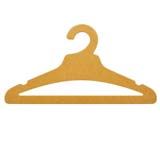 Cintre en carton pour vêtements adulte