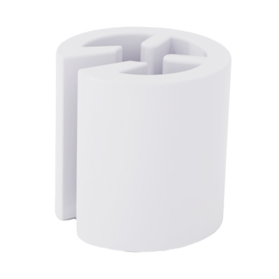 Marqueurs de taille pour cintre ø 1 x 1 cm - Blanc - Marques taille pour cintres