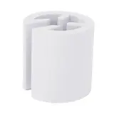 Marque taille neutre blanc ø 1 x 1 cm - Indicateur de taille pour cintre - Paquet de 100