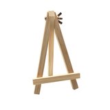 Chevalet trépied en bois brut