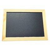 Tableau ardoise double face avec cadre en bois - Tableaux ardoises
