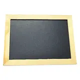 Tableau ardoise double face avec cadre en bois