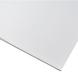 Plaque polypropylène alvéolaire Blanche 80x120cm 3mm – 600g/m² – Unité