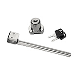 Serrure crémaillère de vitrine