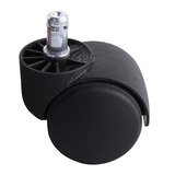 Roues à clip sans frein pour sièges de caisse ou de bureau