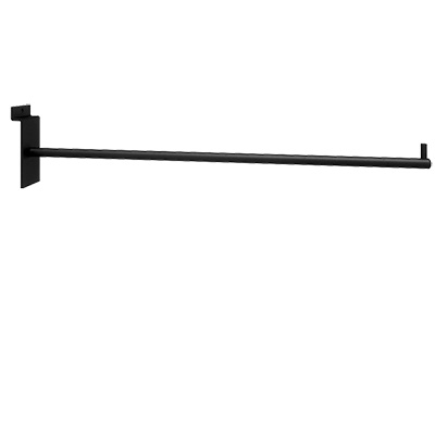 Bras droit noir - L 40 cm - tube ø 10 mm - pour panneaux rai - Bras