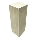 Sellette effet travertin 30 x 30 x 90 cm - Colonne bois effet travertin - Podium présentation