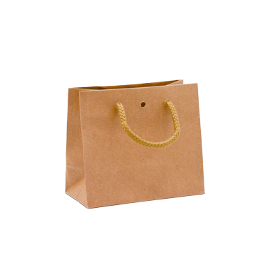 Sacs kraft Luxe - 16 + 8 x H 14 cm - par 20 - Sacs kraft luxe