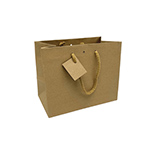 Sacs kraft Luxe - 24 + 14 x H 19,5 cm - par 10 - Fête des pères
