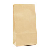 Sac SOS kraft brun 13 + 7 x 24 cm, paquet de 250