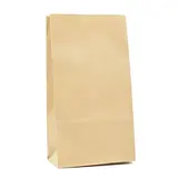 Sac SOS kraft brun 13 x 7 x 24 cm 75 g/m² – Sac kraft sans poignée - Lot de 250