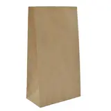 Sac SOS kraft brun 13 x 7 x 24 cm 75 g/m² – Sac kraft sans poignée - Lot de 250