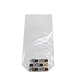 Sachets transparents à fond carton - 10 x 22 cm