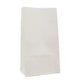 Sac SOS kraft blanc 13,5 x 7 x 24 cm 75 g/m² – Sac kraft sans poignée - Lot de 250