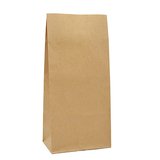 Sac SOS kraft brun 15 + 8,5 x 32 cm, paquet de 250