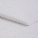 Papier de soie blanc pailleté 17 g/m² 50 x 75 cm, rame de 240 feuilles