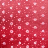 Papier de soie étoiles rouge/blanc 17g/m² 50x70 cm – Paquet de 120 feuilles