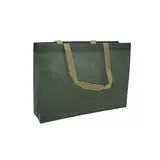 Sac cabas polypropylène non tissé bleu ardoise 40+10x30 cm