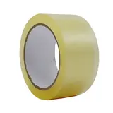 Ruban adhésif transparent silencieux 50 mm x 66 m polypropylène - Ruban adhésif emballage - Lot de 6