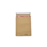 Enveloppe à bulles matelassées kraft 10x16,5+4,5cm, paquet de 50