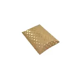 Boîte berlingot carton kraft à pois dorés 7 x 7 x 3 cm – Paquet de 100