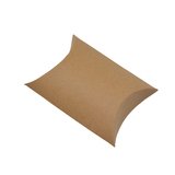 Boîte berlingot kraft brun 7 x 7 x 3 cm – Paquet de 100