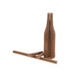 Manchon en papier alvéolé brun 70 g/㎡ – H 22 cm – Paquet de 50