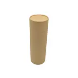 Boîte cylindrique carton kraft 1000 ml ø 7,5 x H 25 cm – Boîte ronde carton - Tube carton - Brun - Lot de 4