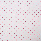 Papier de soie blanc motif coeurs 50x70cm 17g/m² – Paquet de 120 feuilles