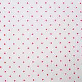 Papier de soie blanc motif coeurs 50x70cm 17g/m² – Paquet de 120 feuilles