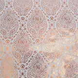 Papier de soie motif arabesque doré à chaud 50x70cm 17g/m² – Paquet de 120 feuilles