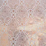 Papier de soie motif arabesque doré à chaud 50x70cm 17g/m² – Paquet de 120 feuilles