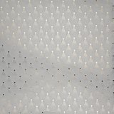 Papier cadeau couché blanc sapins dorés à chaud 70 cm x 25 m 80 g/m² – le rouleau - Papiers cadeaux Noël