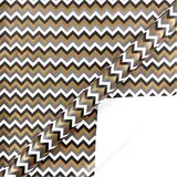 Papier cadeau zig zag noir, cuivre, gris & blanc 70 cm x 50 m 80 g/m² – Le rouleau