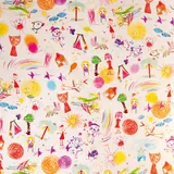 Papier cadeau Kid - Multicolore - 70 cm x 100 m - Le rouleau