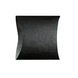 Boîte berlingot carton texturé 8,5 x 8,5 x 3 cm - Noir - Pochette cadeau carton - Lot de 10