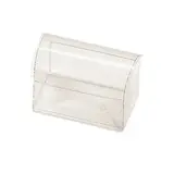 Ballotin transparent 13 x 9 x 9,5 cm PVC - Ballotin chocolats vide - Lot de 10