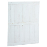 Panneau bois pour gondole Blanc camarillo 96,2 x 120 cm, ép.18 mm - Fond plein
