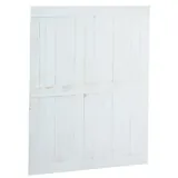 Panneau bois pour gondole Blanc camarillo 96,2 x 120 cm, ép.18 mm - Fond plein