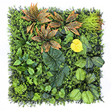 Mur végétal artificiel jungle 100 x 100 cm - Panneau mural - Plantes et fleurs artificielles