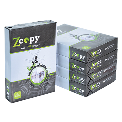 Ramette papier A4 blanc 75g Z-Copy – Boîte de 2500 feuilles - Papier imprimante