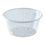 Pot à sauce plastique transparent 100 ml - Coupelle jetable - Lot de 250