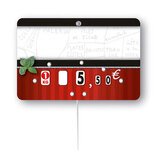 Étiquette PVC traiteur, à roulettes