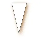 Étiquettes pique triangle